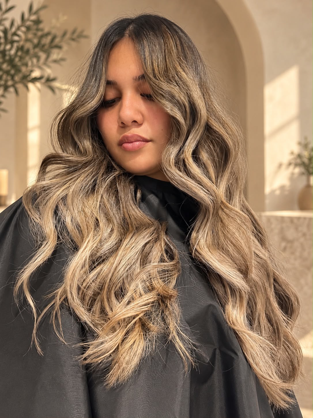 Lived-in bronde balayage